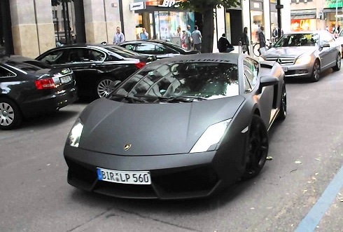 1/18 ランボルギーニ ガヤルド マット ブラック Lamborghini Gallardo