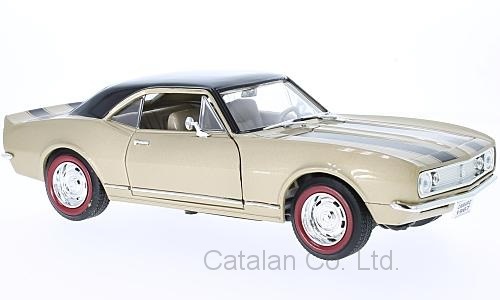 1/18 シボレー カマロ Z28 1967 ゴールド 金 Chevrolet Camaro 梱包