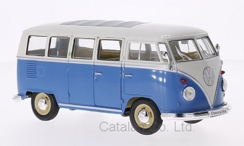 1/24 フォルクスワーゲン ワーゲン バス 青 白 ブルー ホワイト VW T1