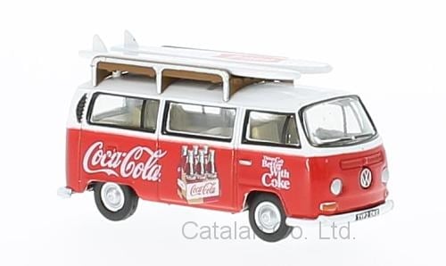フォルクスワーゲンバス コカコーラ仕様ミニカー サイズ22