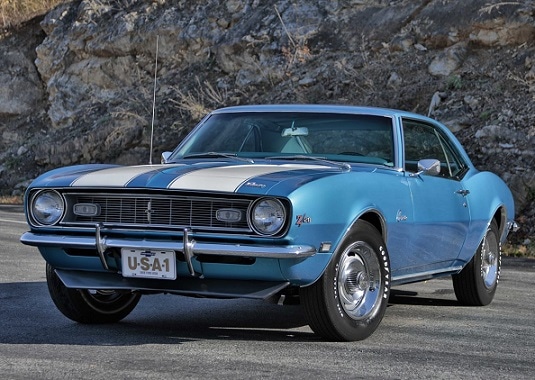 1/18 シボレー シヴォレー カマロ ブルー 青 Chevrolet Camaro Z28