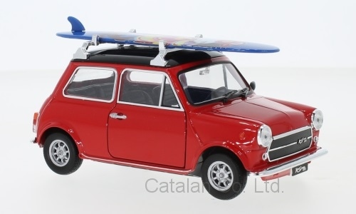 1/18 Mini Cooper 1967 ミニ クーパー 赤 白 梱包サイズ80 | ミニカー