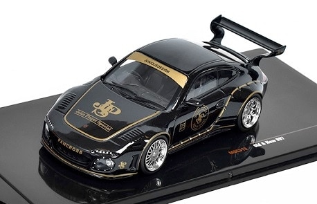 1/43 ポルシェ IXO Porsche 911 997 Old & New black Decorated RHD