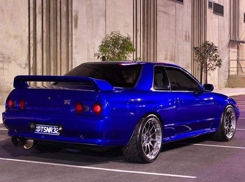 1/87 日産 ニッサン スカイライン ブルー 青 Lang Feng Model Nissan