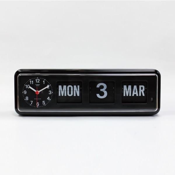 TWEMCO トゥエンコ｜デジタルカレンダークロック QD-35 ブラック 通販