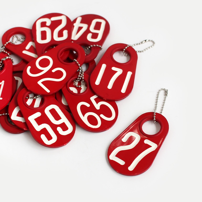VINTAGE｜Red Cow Number Tag (1点販売) 通販｜DUPON35