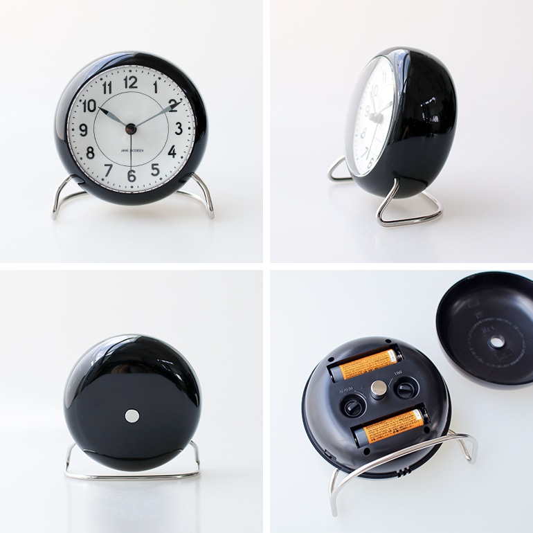ARNEJACOBSEN アルネ・ヤコブセン｜TABLE CLOCK STATION 43672 通販