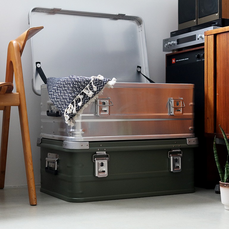 DELTA/MT｜ExtremeX 39 アルミコンテナ（アルミニウム 46L）（シルバー