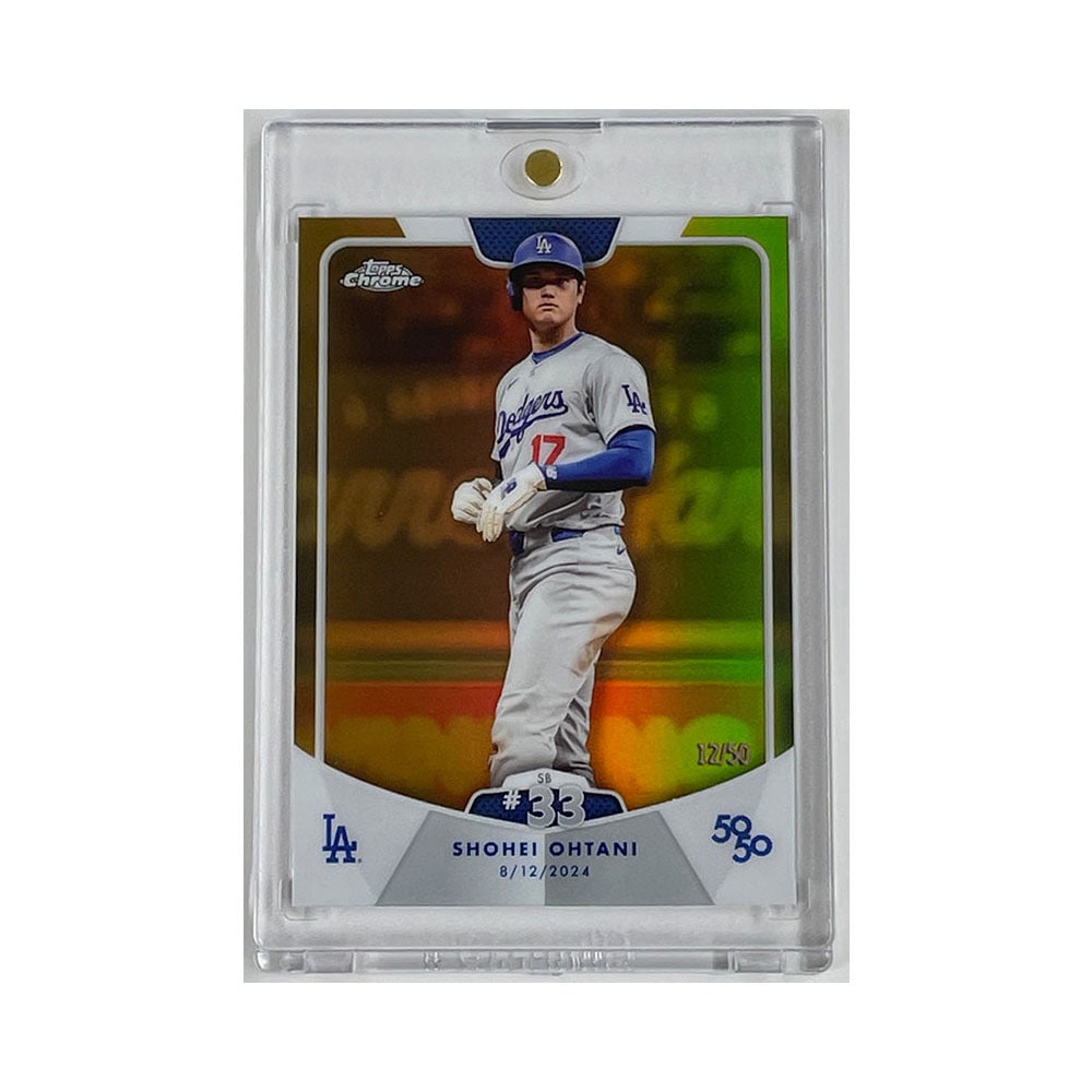 大谷翔平【2024 Topps 50/50】SB#33 #69 12/50 ｜カードファナティック