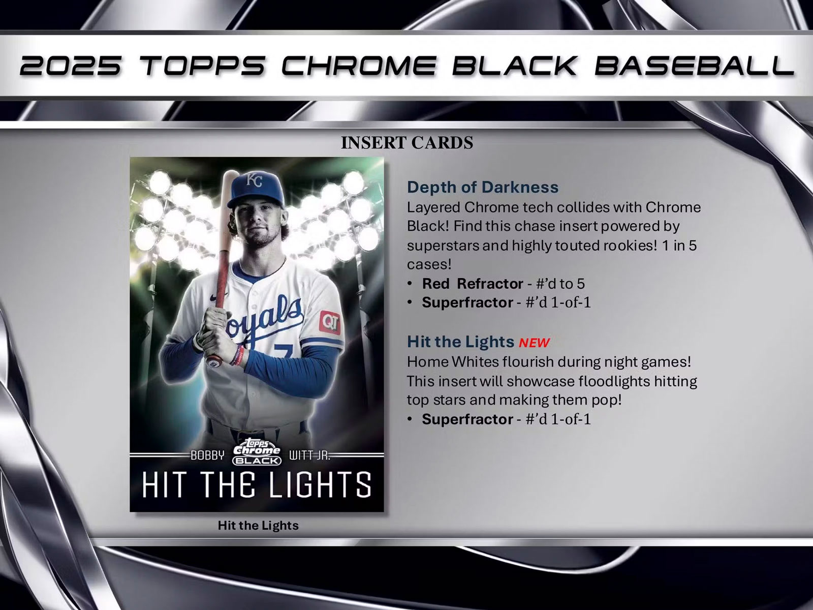 MLB 2025 Topps Chrome Black Baseball Box 5/1入荷！！ 大谷選手