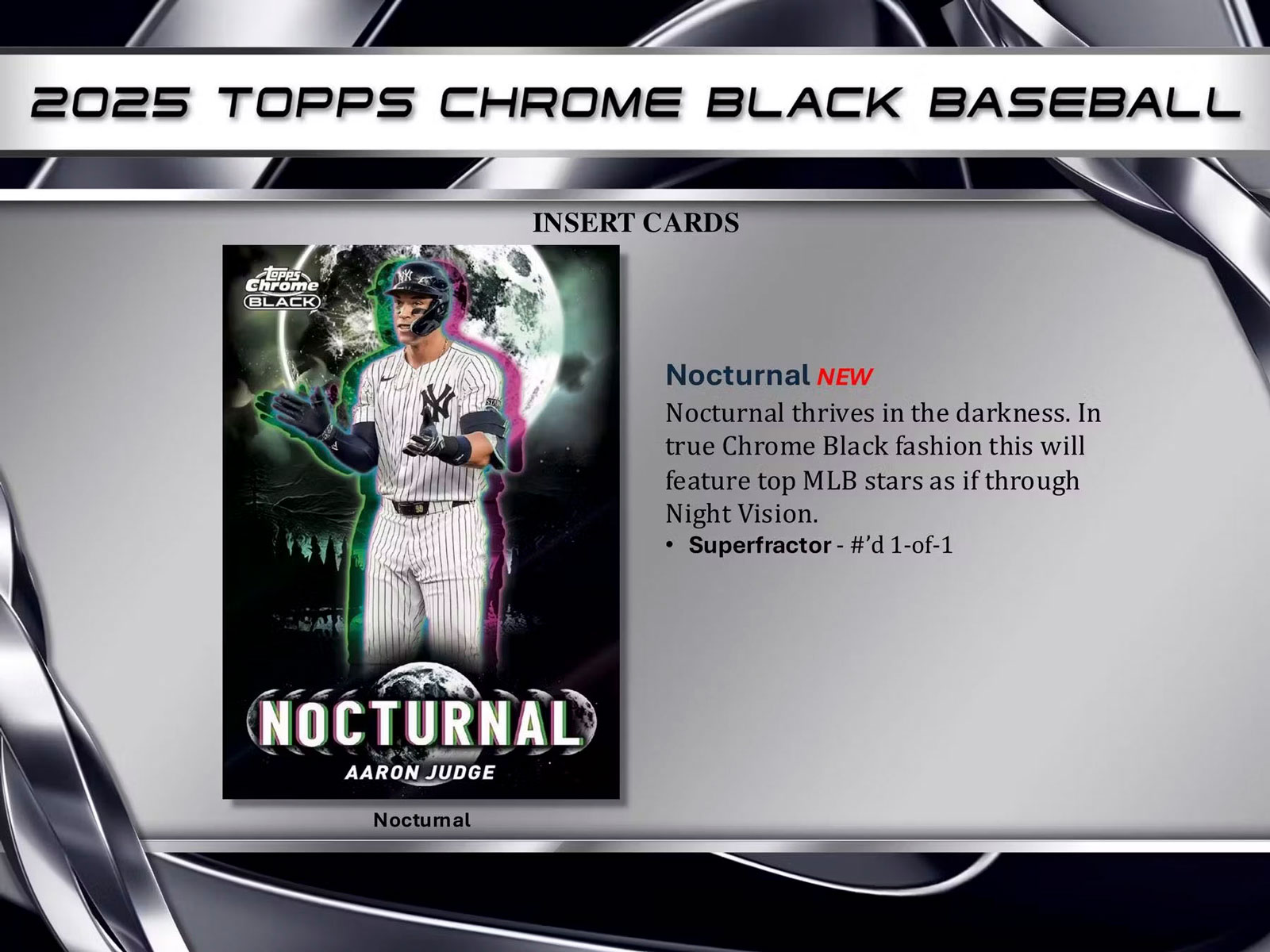 MLB 2025 Topps Chrome Black Baseball Box 5/1入荷！！ 大谷選手