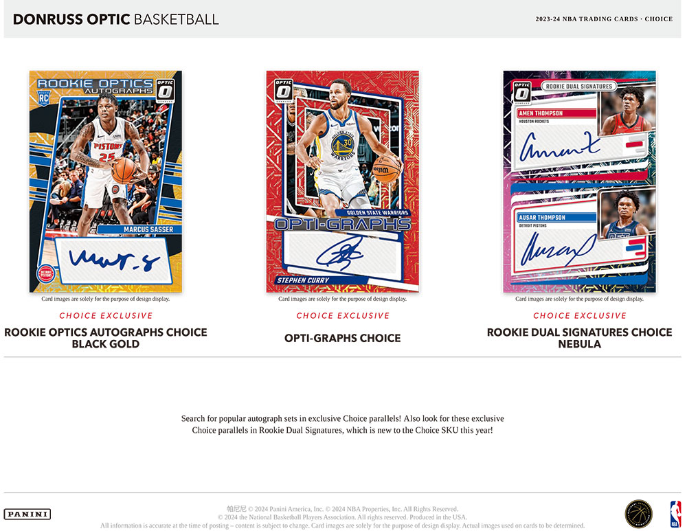 NBA 2023-24 Panini Donruss Optic Basketball Choice Box 6/28入荷