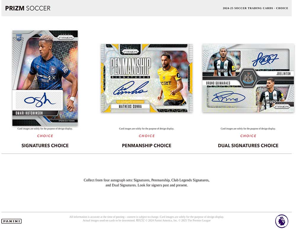 2024-25 Panini Prizm Premier League Soccer Choice Box 5/10入荷