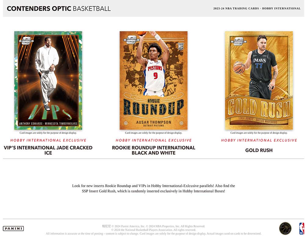 NBA 2023-24 Panini Contenders Optic Basketball Hobby International