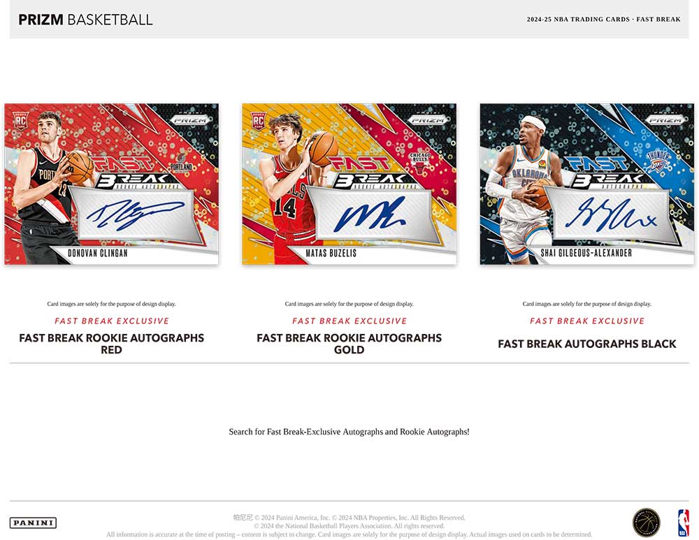 NBA 2024-25 Panini Prizm Basketball Fast Break Box 3/13入荷