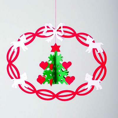 デンマーク製 クリスマスモビール/アニマル・オーバル | インテリア