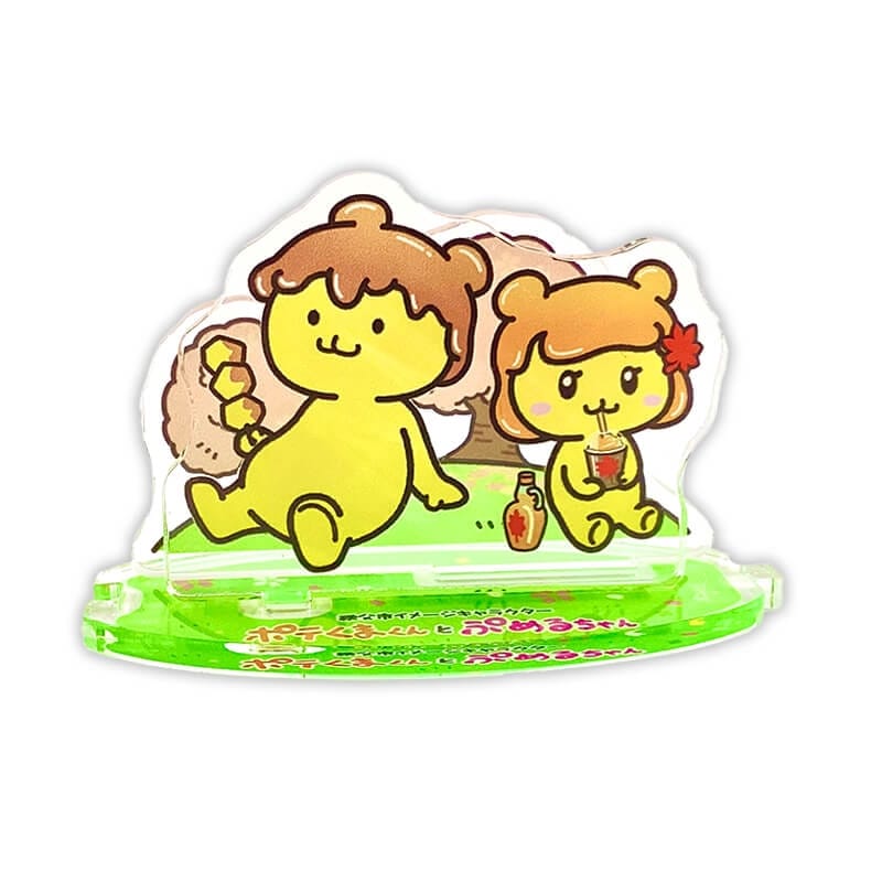 ポテくまくん・ぷめるちゃんフェイスタオル | ポテくまくん・ぷめる