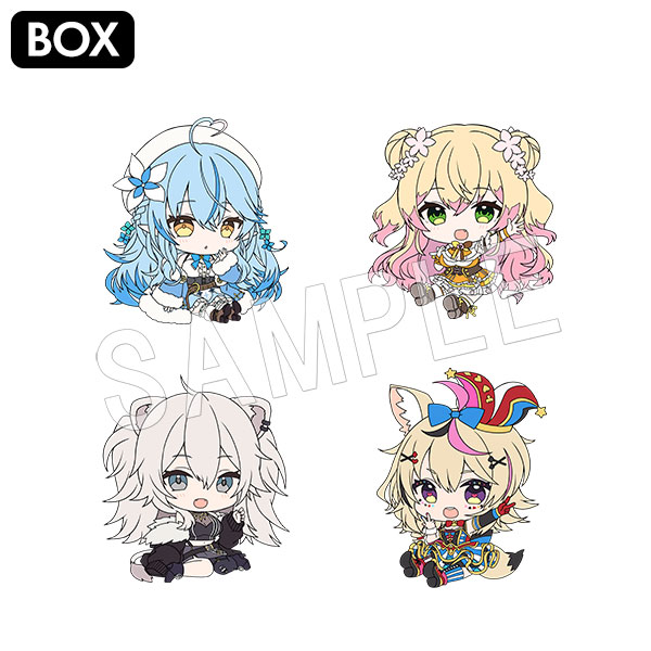 予約】ホロライブ ぺたん娘 トレーディングラバーストラップ(5期生