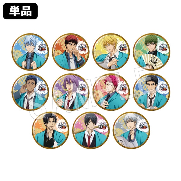 黒子テツヤ 黒子のバスケ展原画展アルティメタル缶バッジ