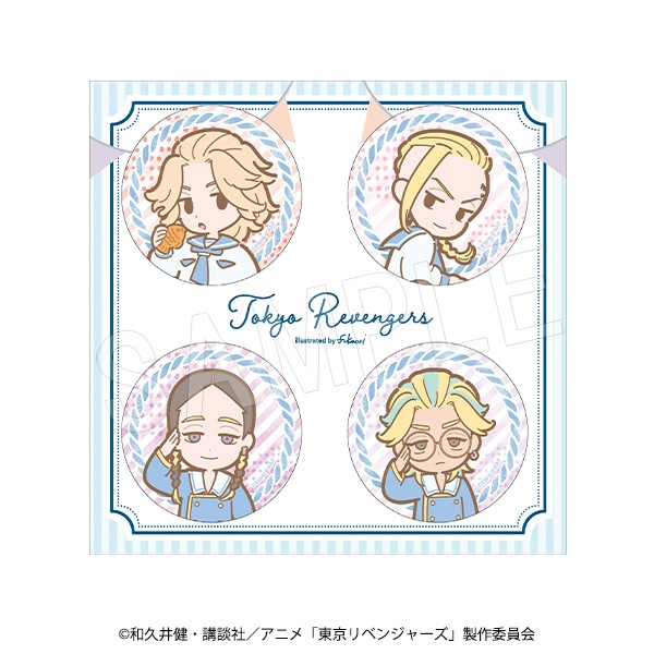 予約】東京リベンジャーズ 缶バッジセット(F*Kaoriコラボ) B【AJ2023