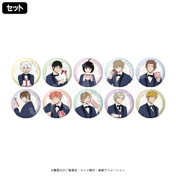 ワールドトリガー トレーディングマット缶バッジ『Present for you