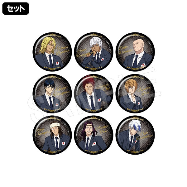 一般予約】新テニスの王子様 トレーディング箔押し風マット缶バッジ