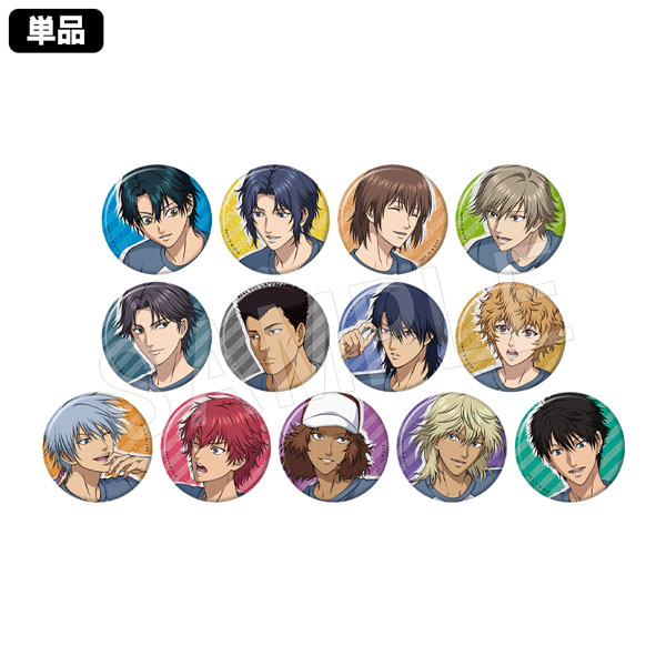 一般予約】新テニスの王子様 トレーディンググリッター缶バッジ 合宿所