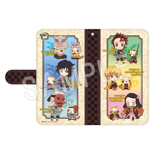 鬼滅の刃×ラスカル 手帳型スマホケース | か行,鬼滅の刃