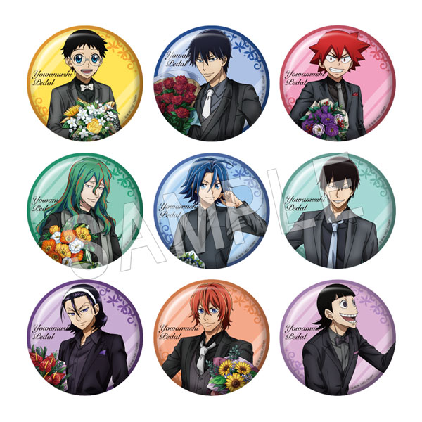 予約】弱虫ペダル GLORY LINE トレーディング缶バッジ (ランダムホロ