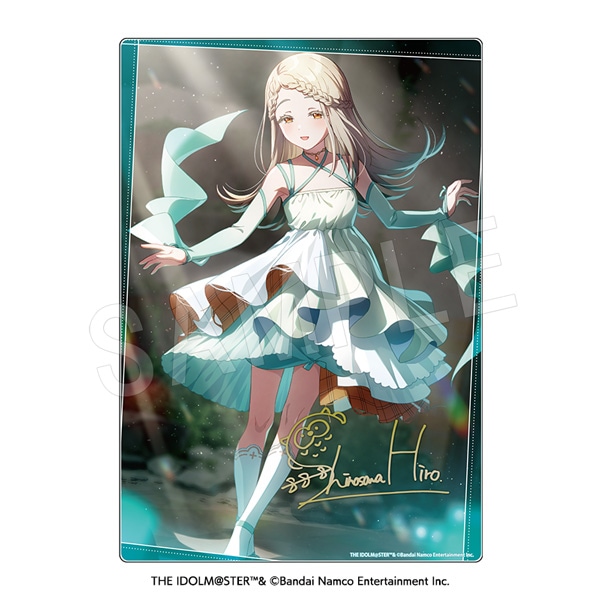 再販】学園アイドルマスター サイン入りアクリルアートパネル 篠澤 広