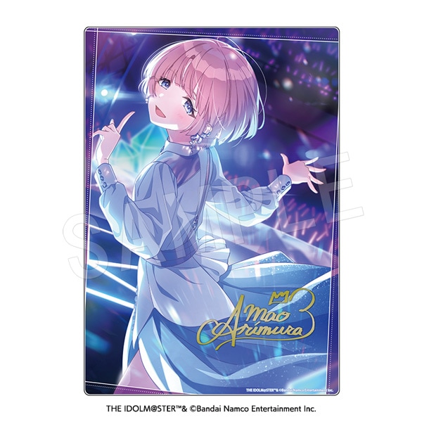 再販】学園アイドルマスター サイン入りアクリルアートパネル 有村麻央