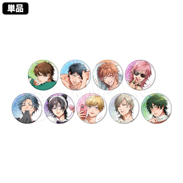 一般予約】ヤリチン☆ビッチ部 トレーディングホロ缶バッジ 裏垢男子