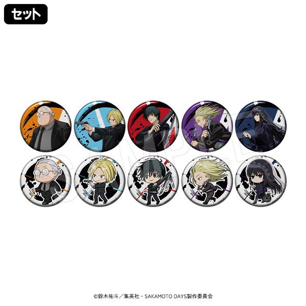 10月発送】SAKAMOTO DAYS トレーディングマット缶バッジ 出陣ver