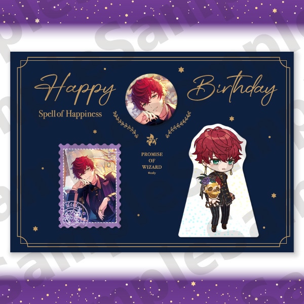 M.T 魔法使いの約束 2024 バースデー 缶バッジ ミスラ×30 M.T 魔法使い