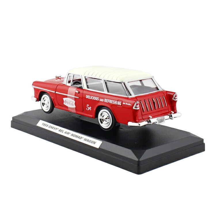 ミニカー コカコーラ ダイキャストミニカー 1955 シェビー ノマド 1/24