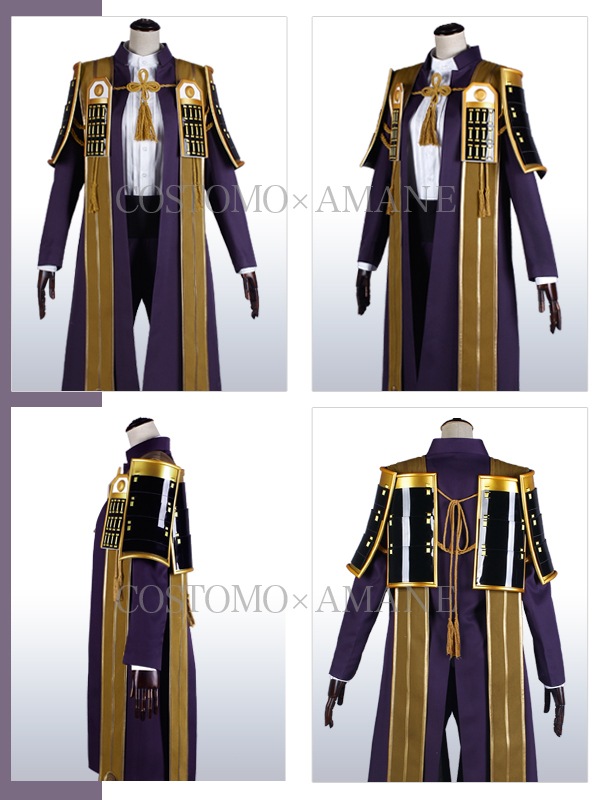 送料無料】とうらぶ風 紫×白装備品セット へし切