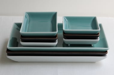 SHIHOU 四方 正角チョク・長角チョク・盛付皿 （白山陶器） | 平皿