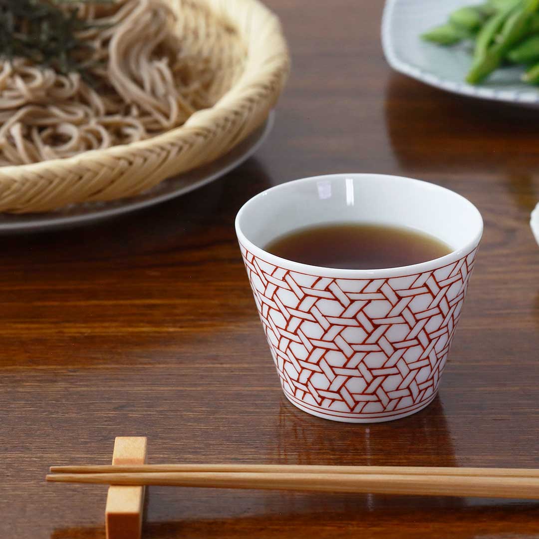 そば猪口 和文・赤 （バーバー／BARBAR） | すべての商品 | cotogoto