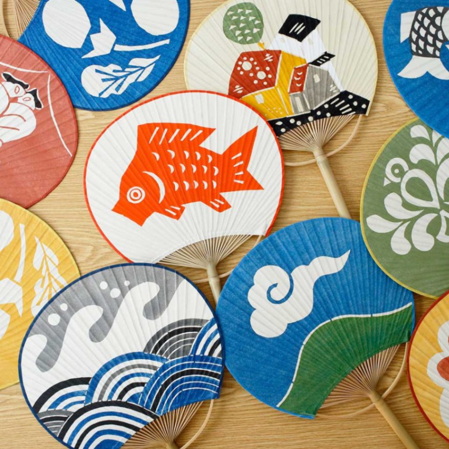 再入荷未定】型染うちわ （柚木沙弥郎） | すべての商品 | cotogoto