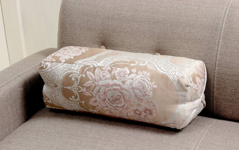 Romance rose ジャカード織 アームレストクッション 約15×15cm