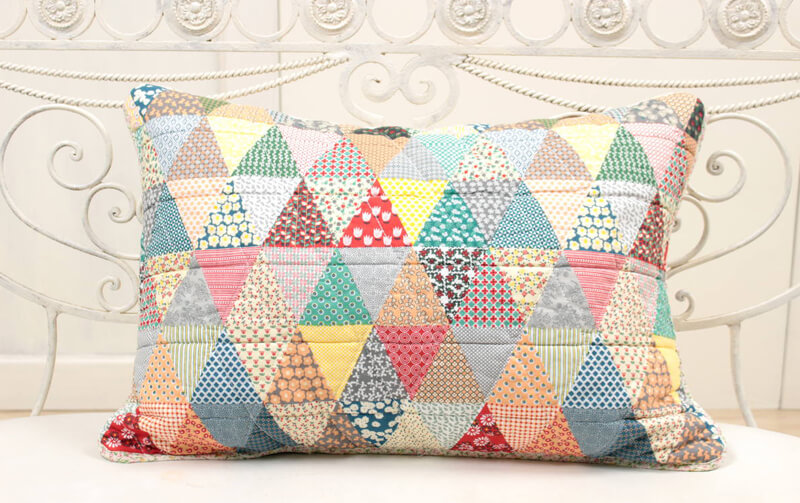 flower-flag コットンキルト ピローケース 約43×63cm｜インテリア