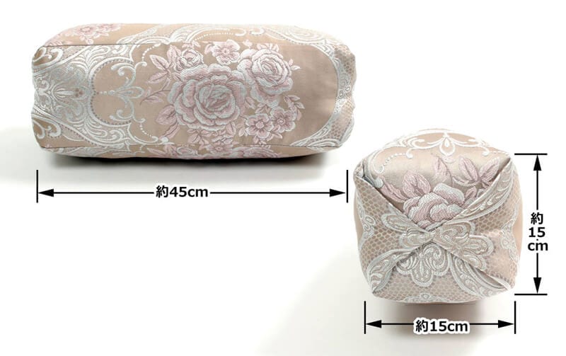 Romance rose ジャカード織 アームレストクッション 約15×15cm