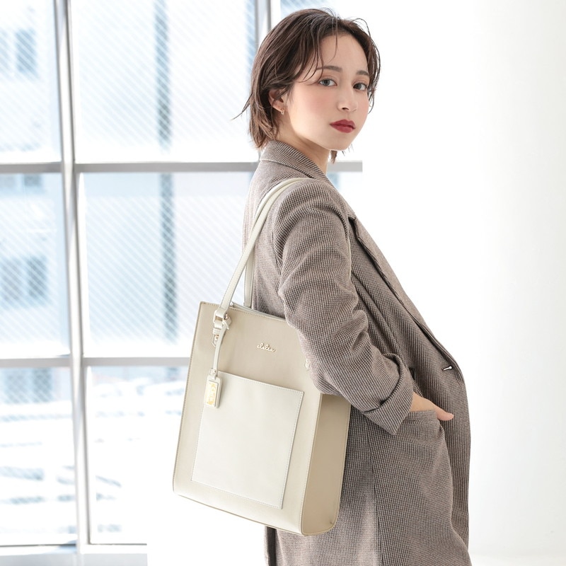 Clelia | バッグ,トートバッグ |バイカラートートバッグ