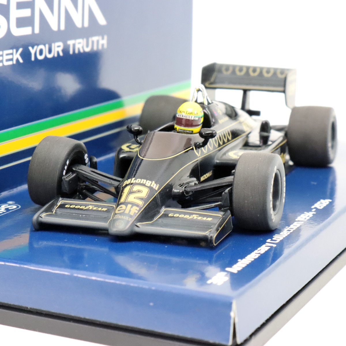 ミニチャンプス 1/43 ロータス ルノー 98T アイルトン セナ 1986年