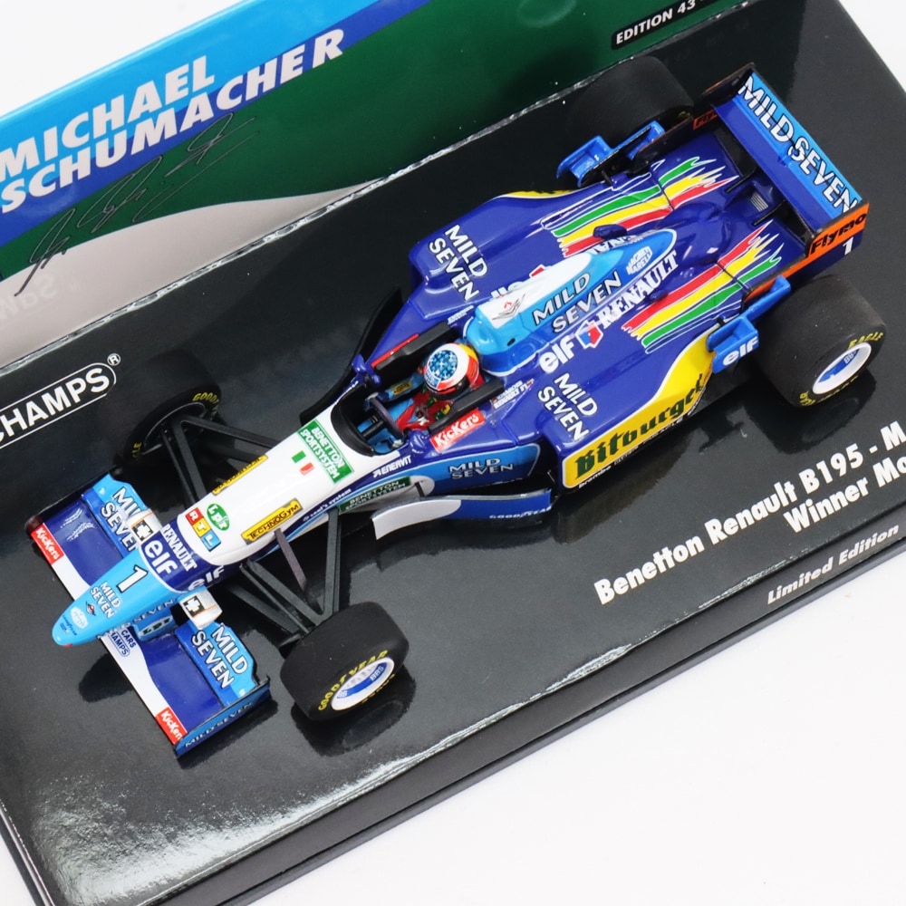 ミニチャンプス 1/43 ベネトン ルノー B195 ミハエル シューマッハ