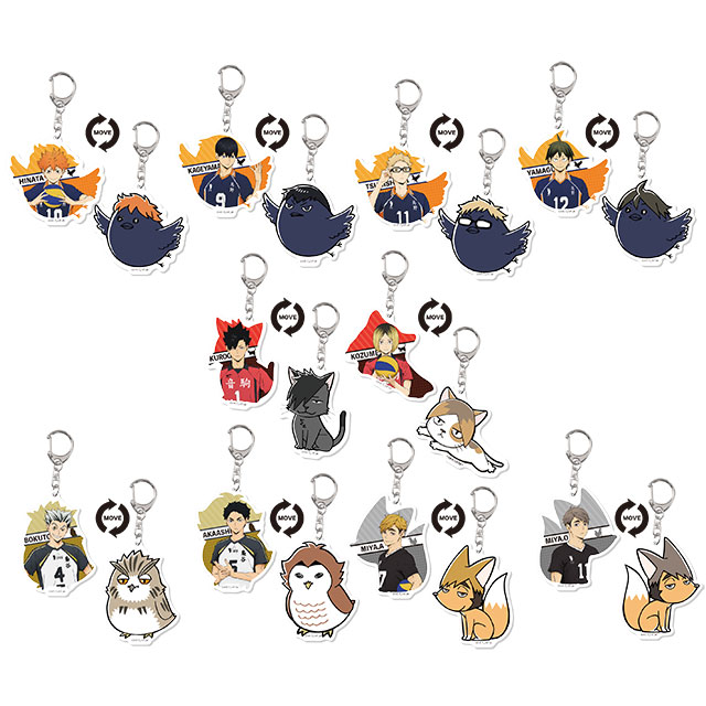 ハイキュー!!TO THE TOP』むーびんぐアクリルキーホルダー 第1弾 全10