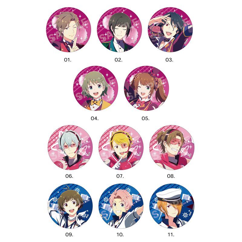 アイドルマスター SideM』メタリック缶バッジ 第3弾 全11種
