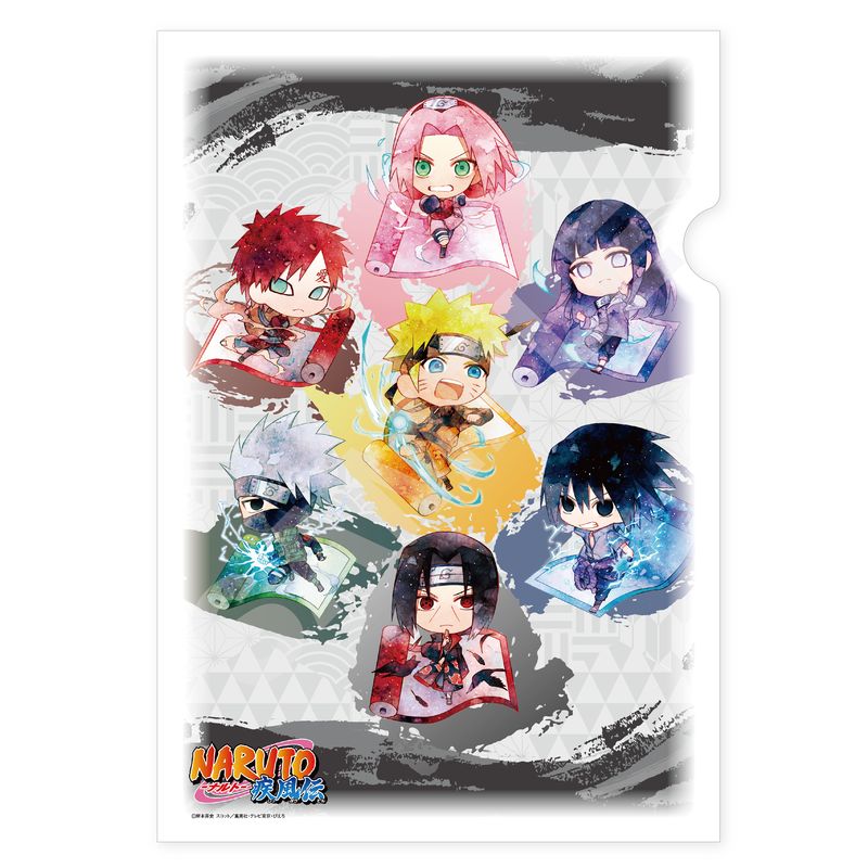NARUTO-ナルト-疾風伝』キャラでるアート 和紙ファイル 01 集合 | 人気