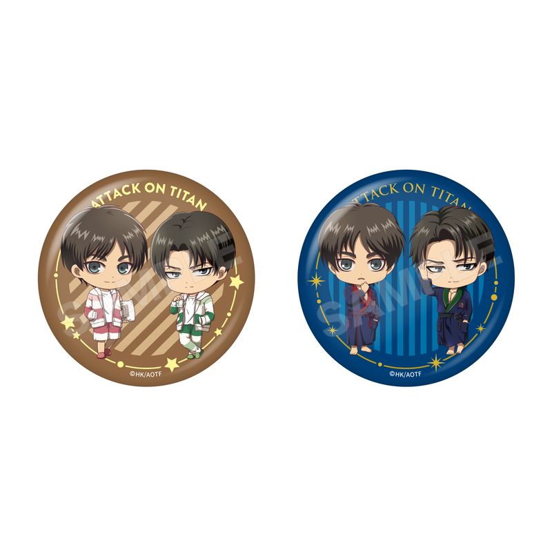 進撃の巨人』ルームウェアver. 缶バッジ 全6種 B コンプリートBOX