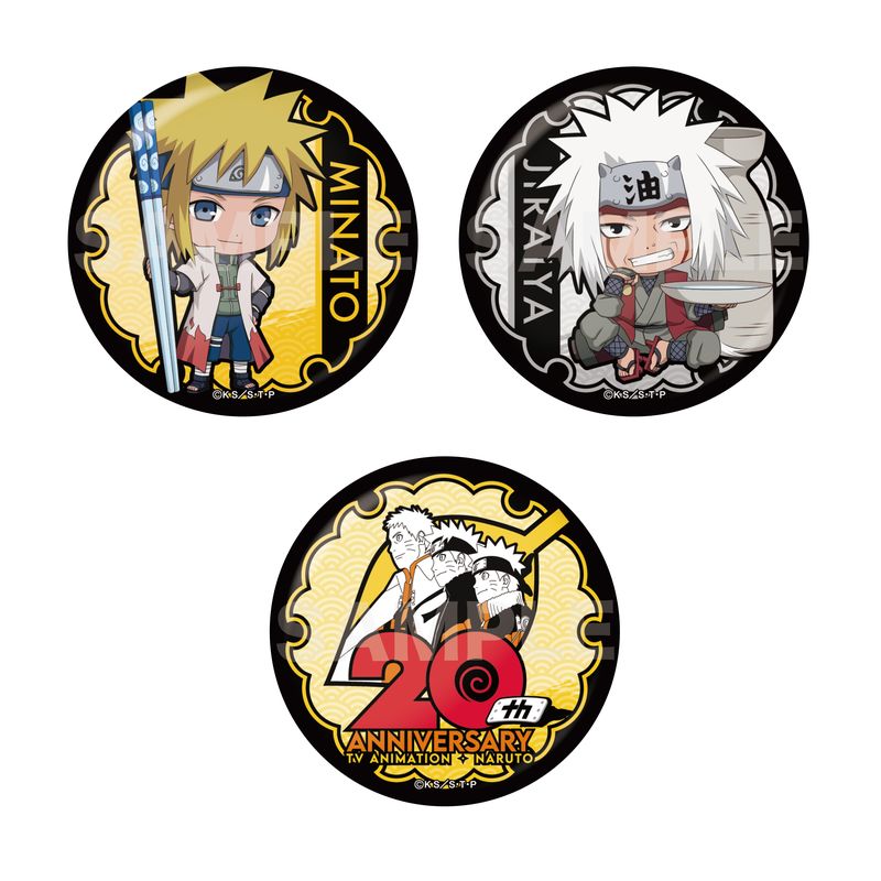 NARUTO-ナルト-疾風伝』メタリック缶バッジ 第1弾 全11種 コンプリート